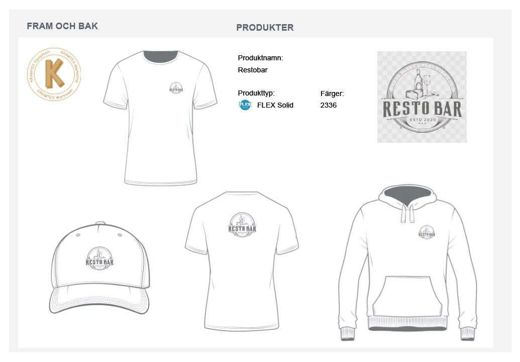 kramtex personlig brodyr