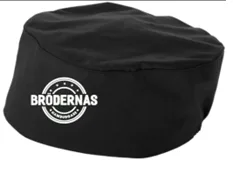 Kockmössa Svart med Resår (Brödernas)