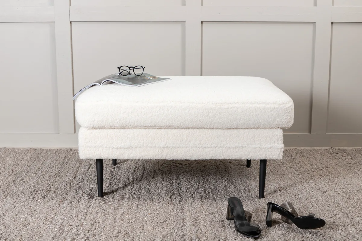 Boom Ottoman - white