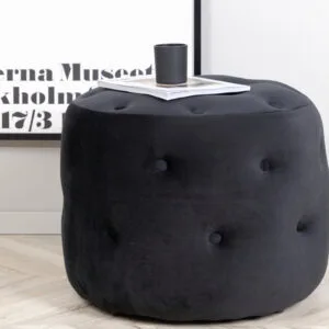 Benjamin Pouf -  / Black Velvet