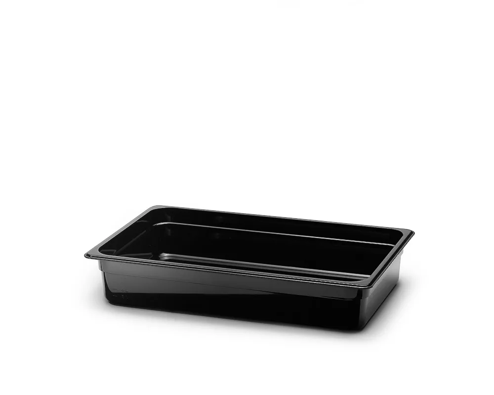 Polycarbonat kantin, Svart. (12-pack)