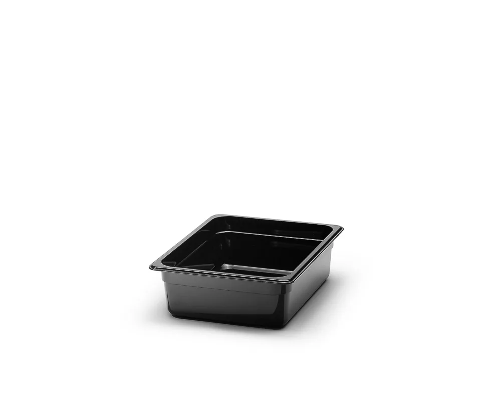 Polycarbonat kantin, Svart. (24-pack)
