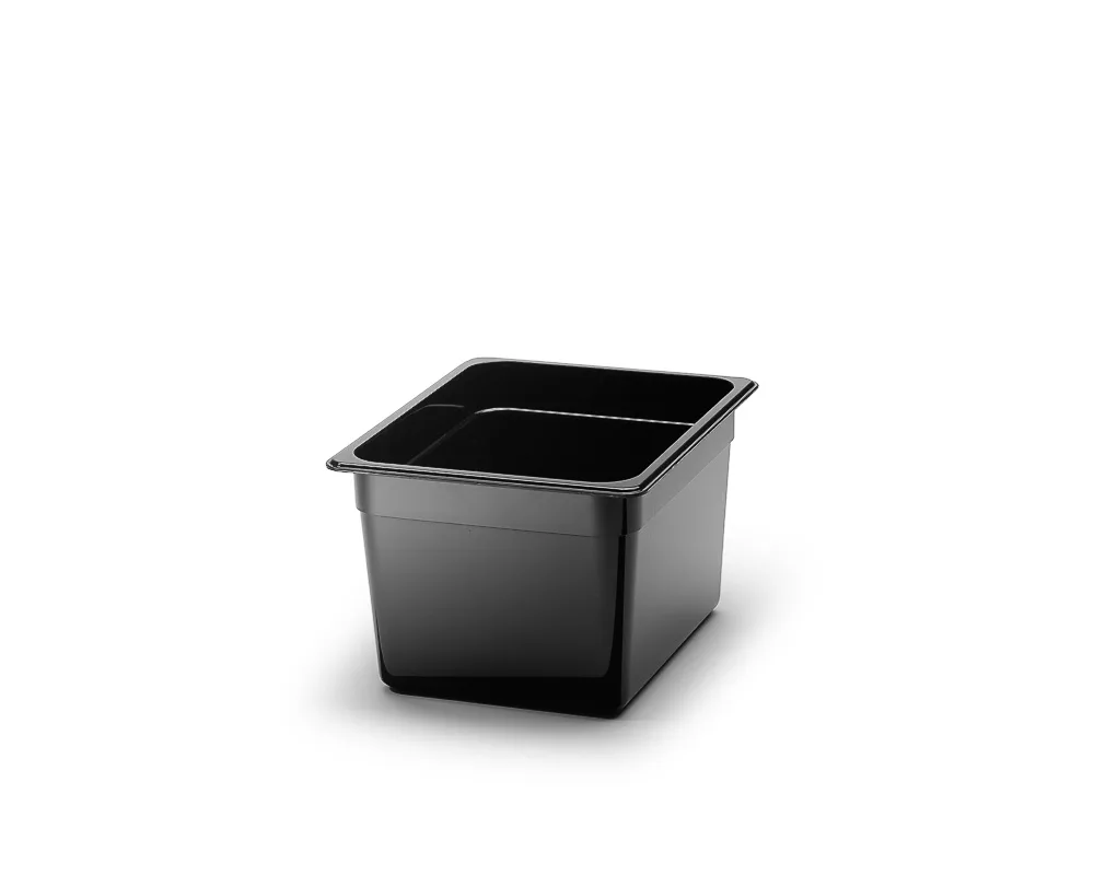 Polycarbonat kantin, Svart. (12-pack)