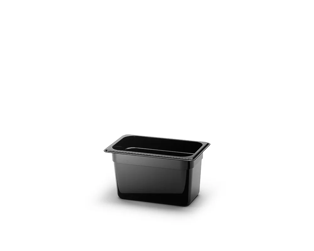 Polycarbonat kantin, Svart. (24-pack)