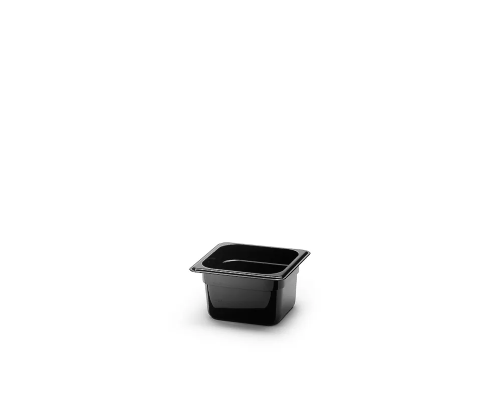 Polycarbonat kantin, Svart. (36-pack)