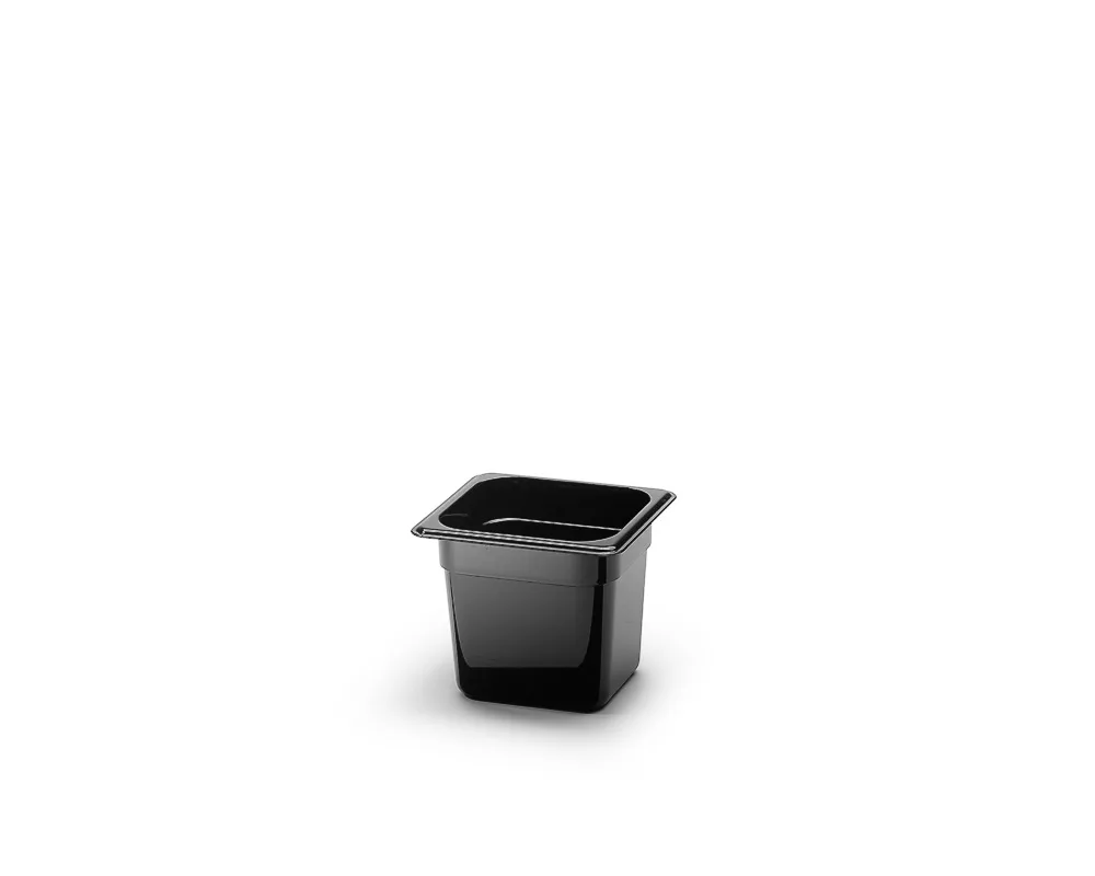 Polycarbonat kantin, Svart. (24-pack)