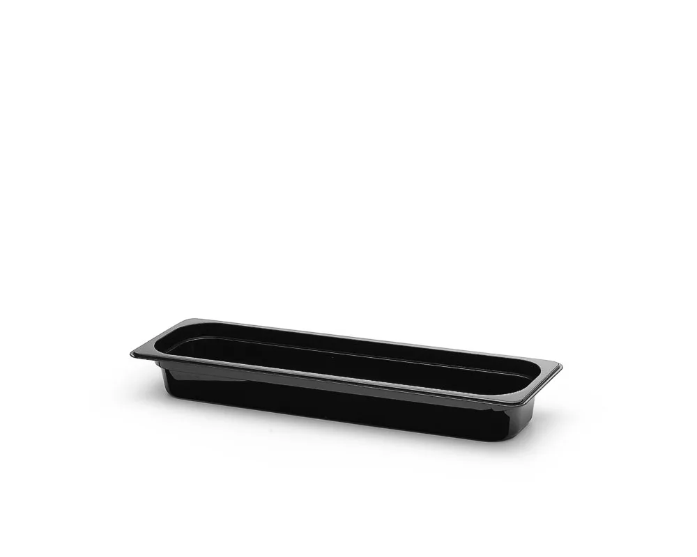 Polycarbonat kantin, Svart. (12-pack)