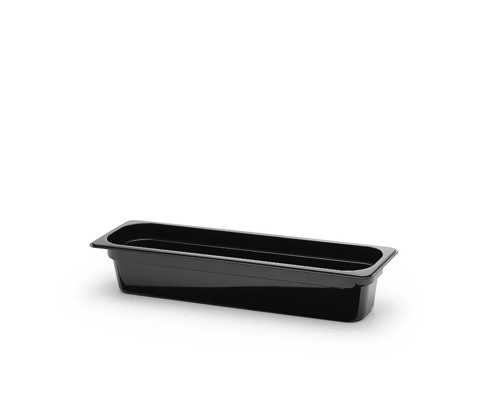 Polycarbonat kantin, Svart. (12-pack)