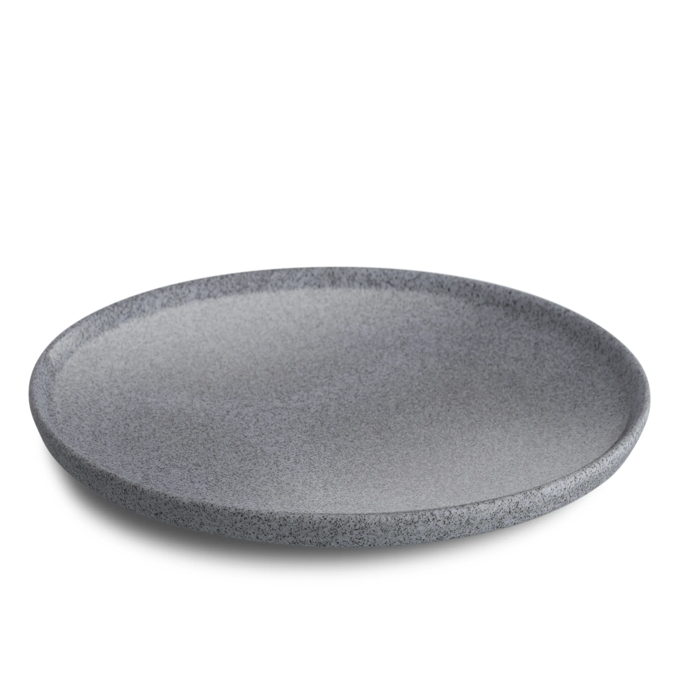 Tallrik flat D23cm. Grå