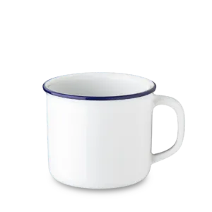 Retro Blå kant Mugg 35cl