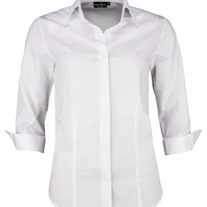 Stretchskjorta 3/4 Ärm Dam
