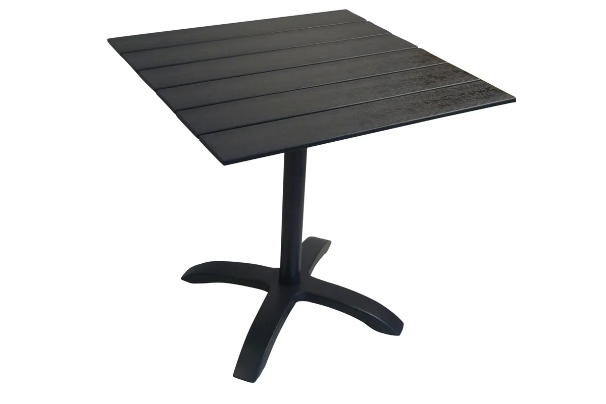 Cafebord 70x70x74 Svart