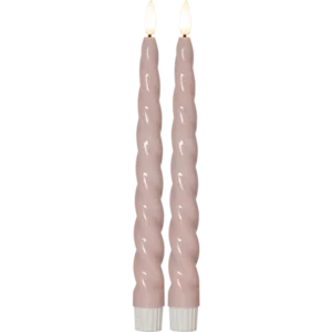 LED Antikljus 20-pack Flamme Shine (Rosa)