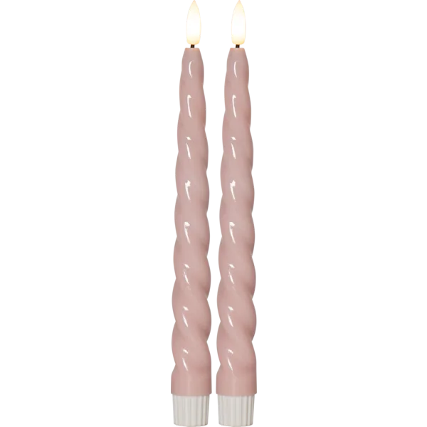 LED Antikljus 20-pack Flamme Shine (Rosa)