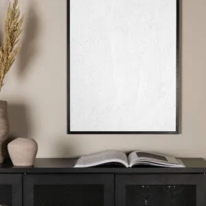 White Reveted Poster