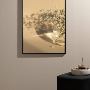 White Flowers Poster