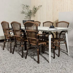 Lina Rektangulär Matgrupp