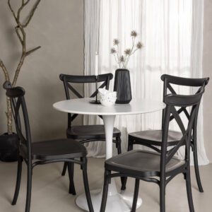 Matgrupp Hamden med 4 stycken stolar Crosett