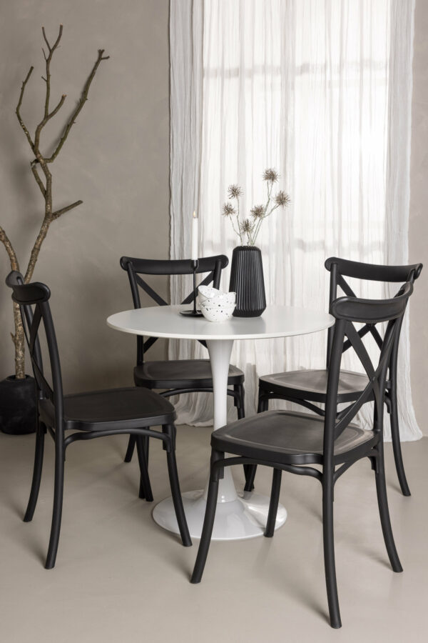 Matgrupp Hamden med 4 stycken stolar Crosett