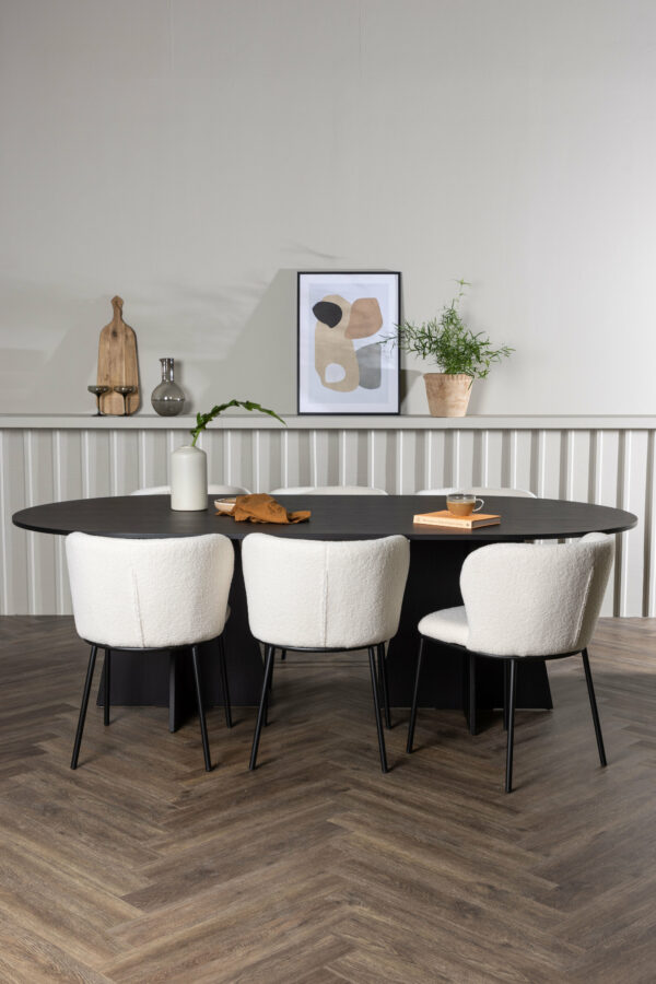 Matgrupp Bootcut med stolarna Edina