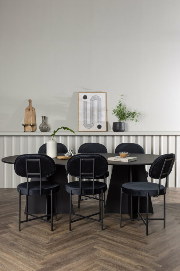 Matgrupp Bootcut med stolarna Stella