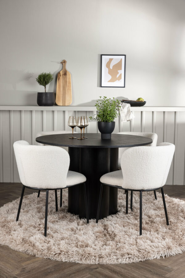 Matgrupp Olivia med stolarna Edina
