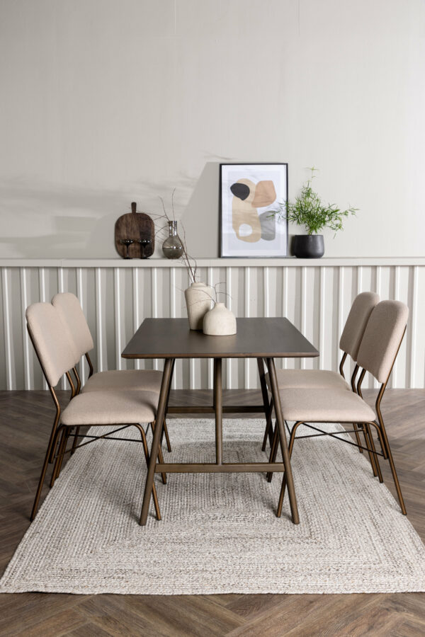 Matgrupp Kaseindon med stolarna Seda