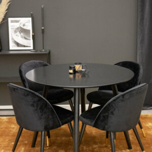 Matgrupp Plaza med stolarna Velvet