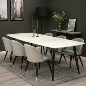 Matgrupp Polar med stolarna Velvet