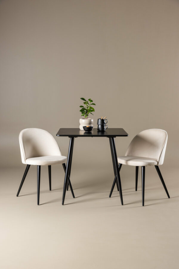 Polar Matbord med Velvet Matstol