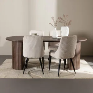 Härön Matbord med Leone Matstol