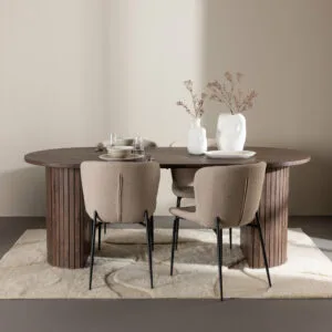 Härön Matbord med Modesto Matstol