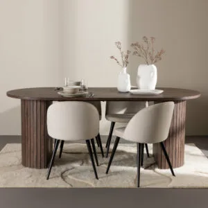 Härön Matbord med Velvet Matstol