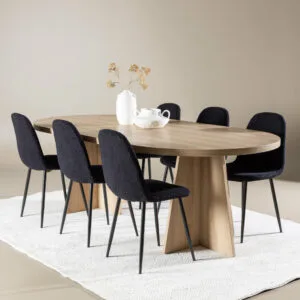 Bootcut Matbord med Polar Matstol