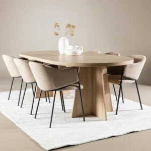 Bootcut Matbord med Evelina Matstol