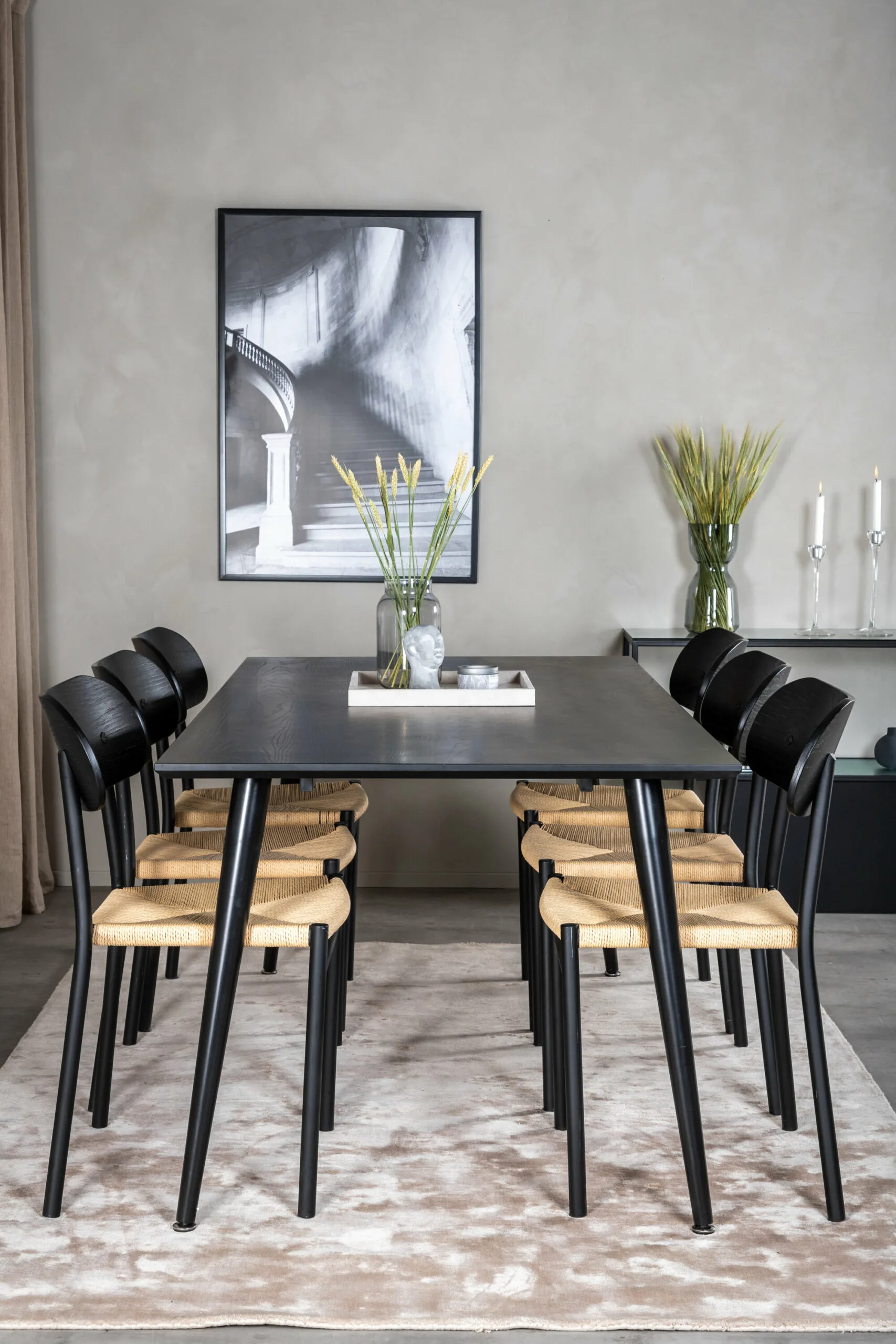 Matgrupp Dipp med stolarna Polly