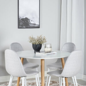 Matgrupp Plaza med stolarna Polar