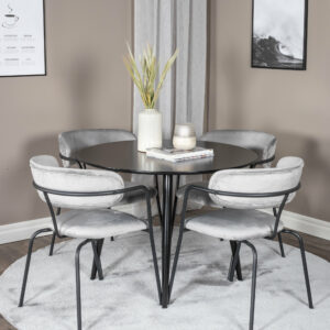 Matgrupp Plaza med stolarna Arrow