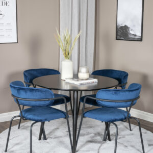 Matgrupp Plaza med stolarna Arrow
