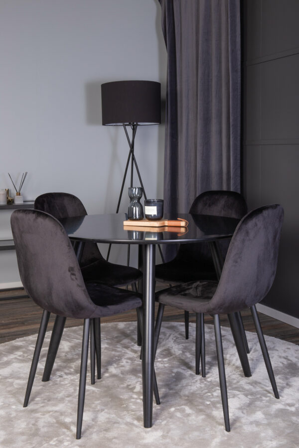 Matgrupp Plaza med stolarna Polar