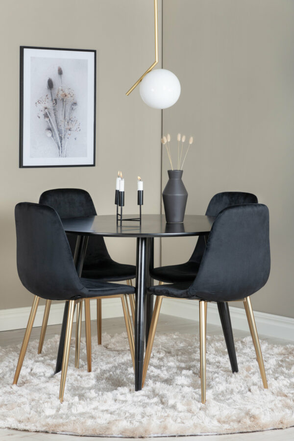 Matgrupp Plaza med stolarna Polar