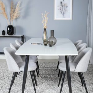 Matgrupp Polar med stolarna Velvet