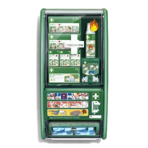 Detectable Plasters First Aid & Burn Station