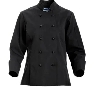 Kockrock svart Dam, lång ärm