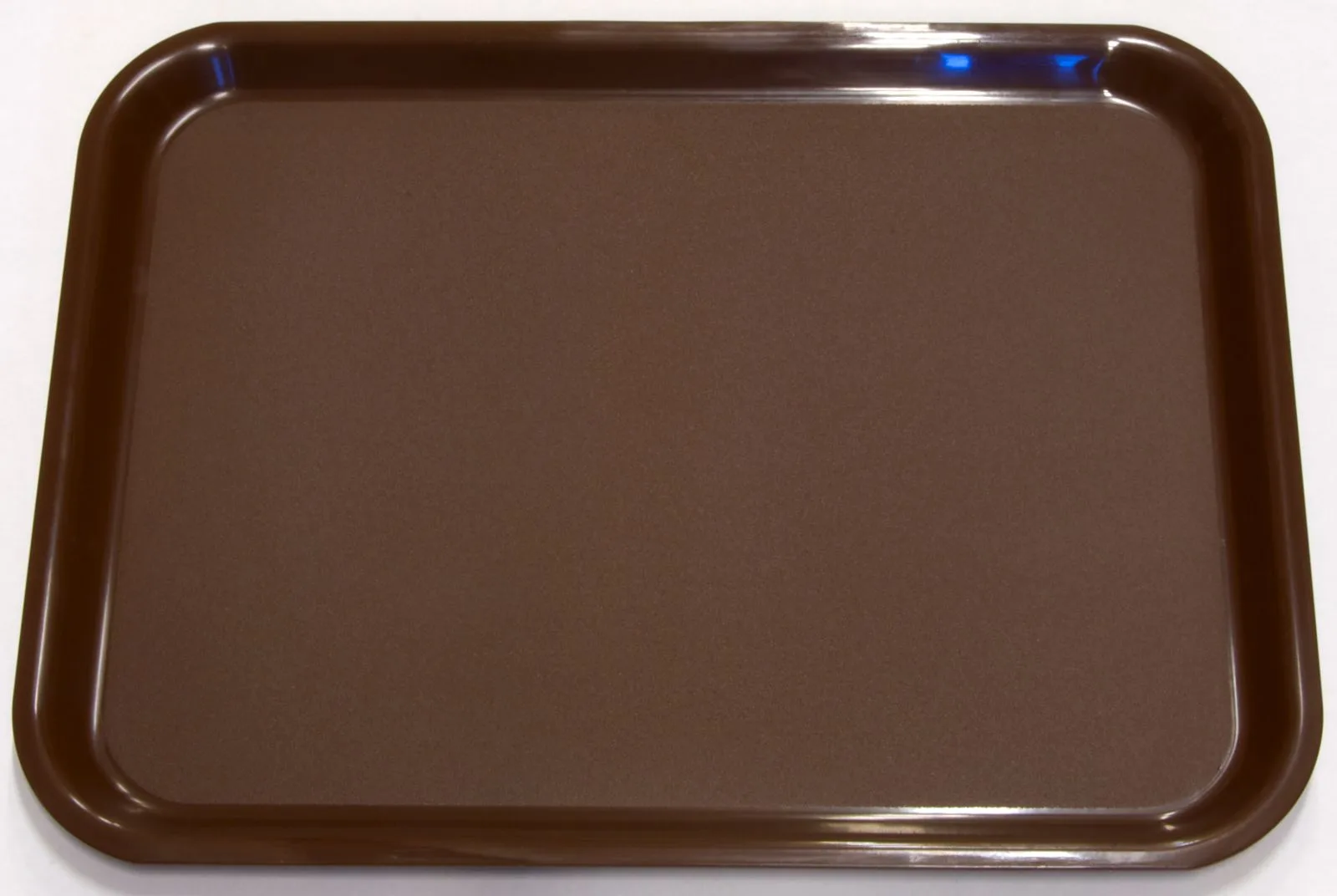 Bricka plast, brun. 25 st