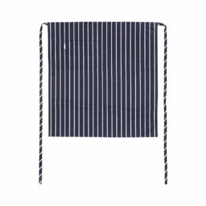 Midjeförkläde Marinblå/vit 75cm (Utgående modell)