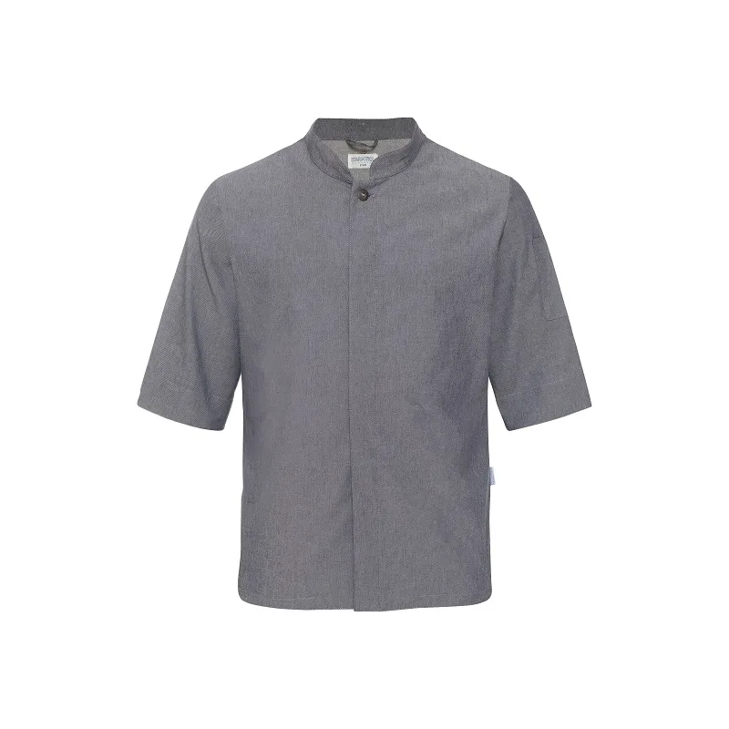Jeansjacka herr 3/4 m. metallknapp