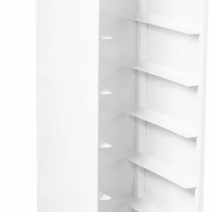 Brickvagn för 8st 280x360, vit, vit rygg o sidor