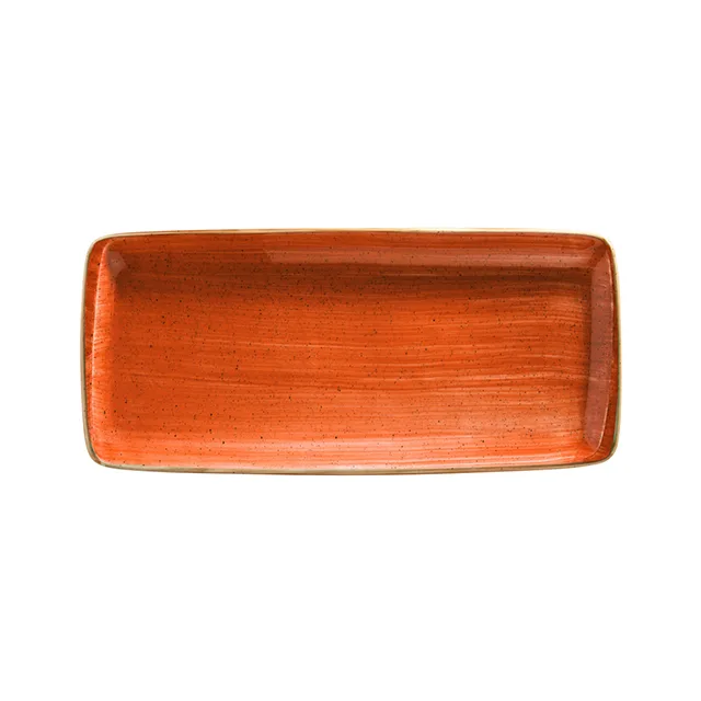 BONNA TERRACOTTA REKT TALLRIK 34X16CM