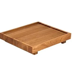 Bricka med 2 fötter (Linolja)